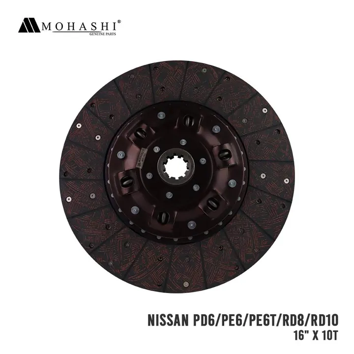 NISSAN PD6 PE6 PE6T RD8 RD10 CLUTCH DISC 16 INCHES x 10 TEETH MOHASHI