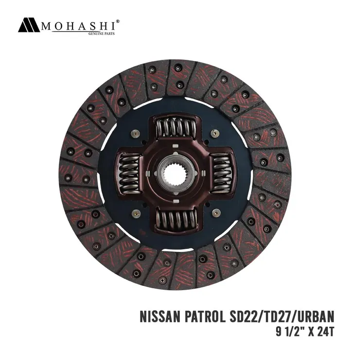 NISSAN PATROL SD22 TD27 URBAN CLUTCH DISC 9 ½ INCHES x 24 TEETH MOHASHI