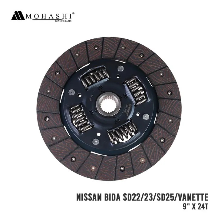 NISSAN BIDA SD22 SD23 SD25 VANETTE CLUTCH DISC 9 INCHES x 24 TEETH MOHASHI