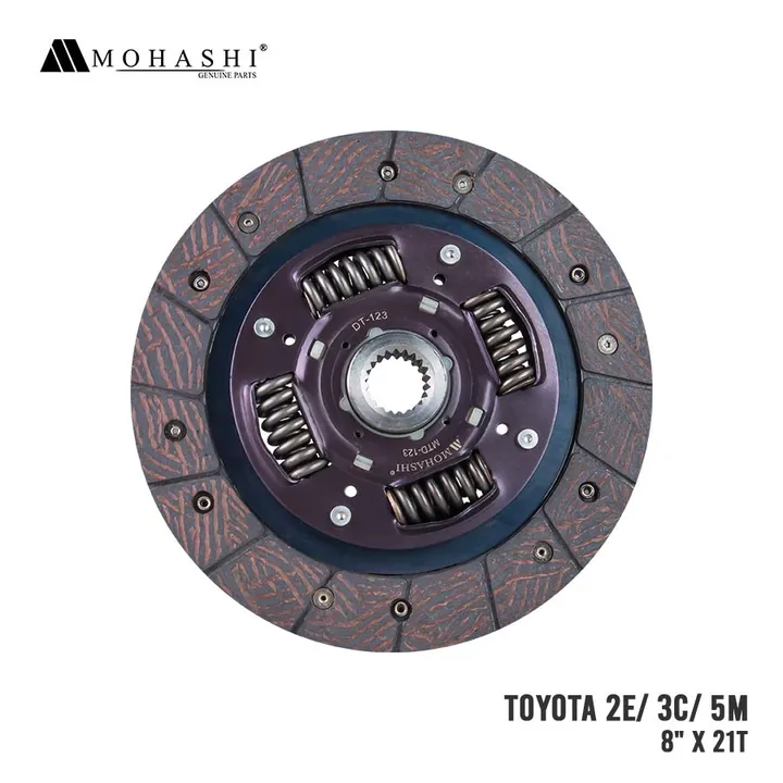 TOYOTA 2E 3C 5M CLUTCH DISC 8 INCHES x 21 TEETH REF. DT-123 MOHASHI