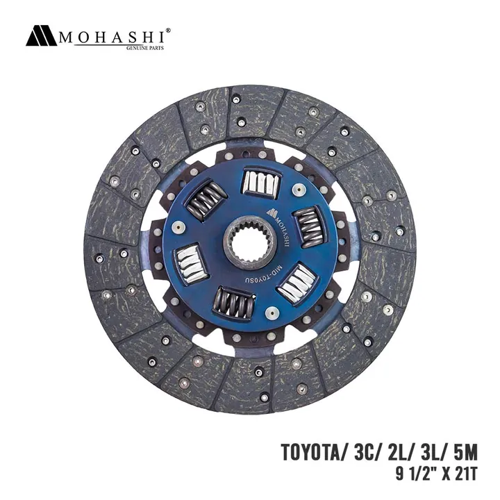 TOYOTA 3C 2L 3L 5M CLUTCH DISC 9 ½” INCHES x 21 TEETH REF. 31250-87305 MOHASHI