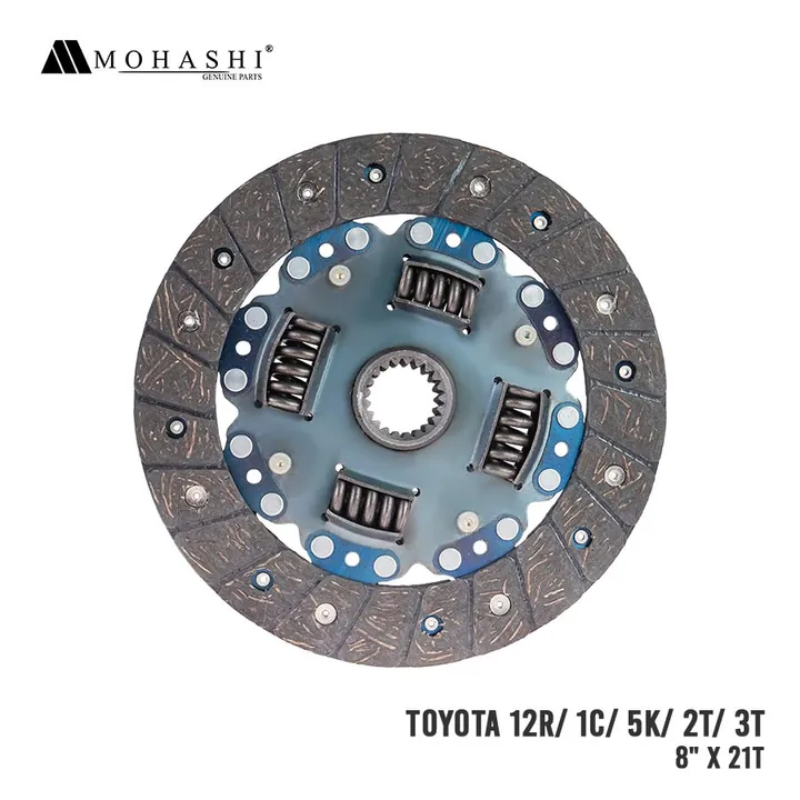 TOYOTA 12R 1C 5K 2T 3T CLUTCH DISC 8 INCHES x 21 TEETH REF. 31250-27020 MOHASHI